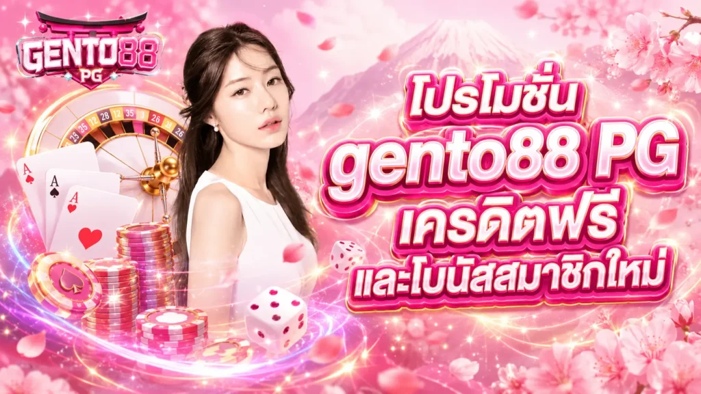 โปรโมชั่น gento88 PG